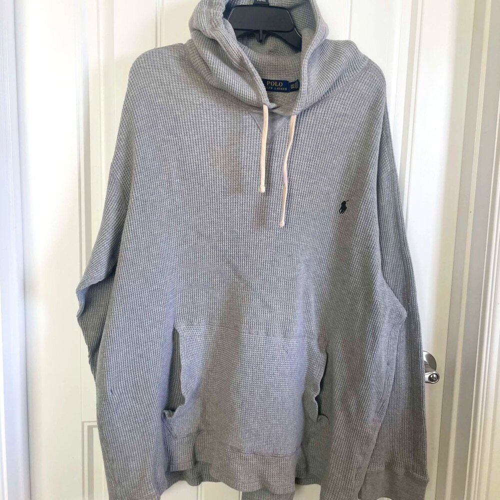 Gray Polo Hoodie